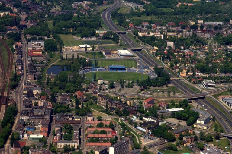 chorzów z lotu ptaka