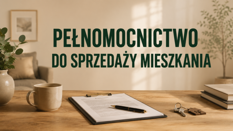 Podpisywanie pełnomocnictwa do sprzedaży mieszkania u notariusza